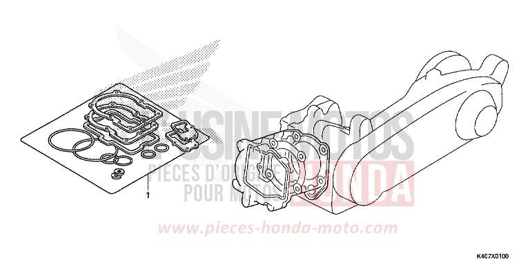 TROUSSE DE JOINT A von Forza MAT CYNOS GRAY METALLIC (NH312N) von 2018