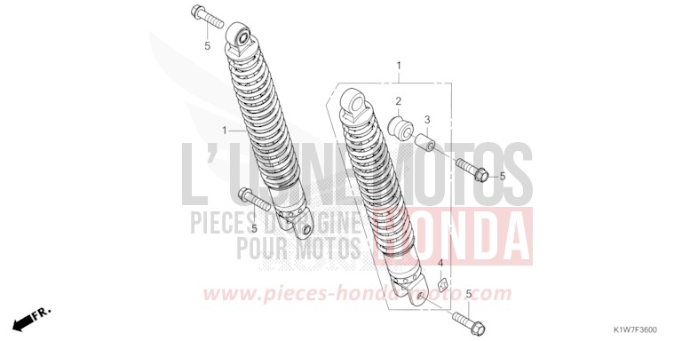 KISSEN, HINTEN von SH350i PEARL COOL WHITE (NHA16) von 2021