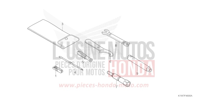 WERKZEUGE von SH350i MAT CARNELIAN RED METALLIC (R384) von 2021