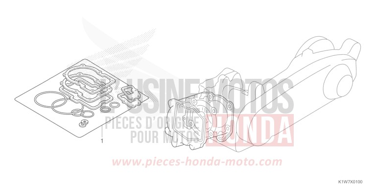 DICHTUNG SATZ A von SH350i PEARL FALCON GRAY (NHC61) von 2021
