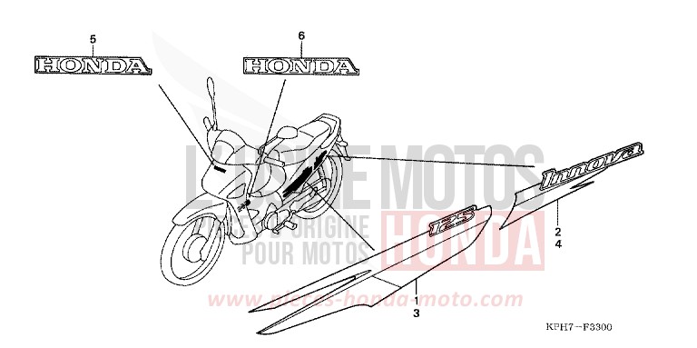 STREIFEN/MARKE (ANF1253/5/6) von Innova CANDY LIGHTNING BLUE (PB325) von 2003