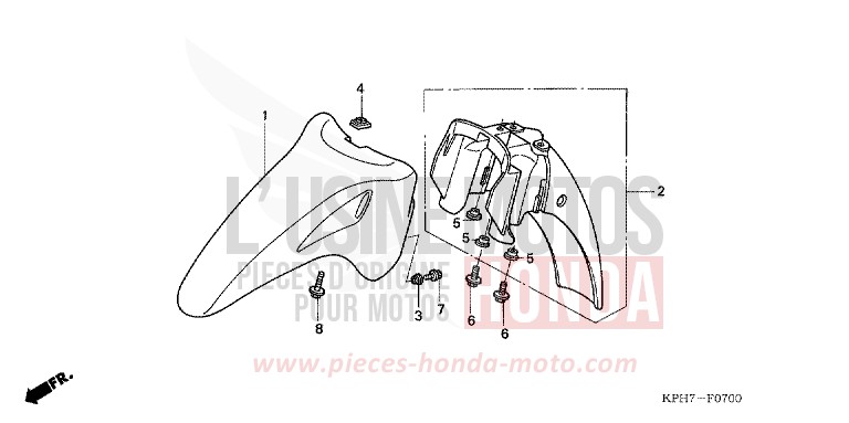 KOTFLUEGEL, VORNE von Innova MILLENNIUM RED (R263) von 2003