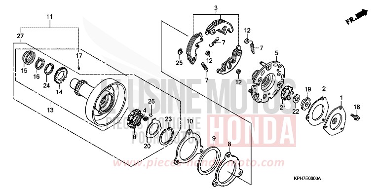FREILAUFKUPPLUNG von Innova ONYX BLUE METALLIC (PB327) von 2003