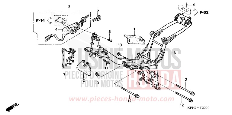 RAHMENKOERPER von Innova CANDY BEAM RED (R307) von 2007