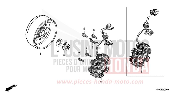 GENERATOR von Innova ASTEROID BLACK METALLIC (NHA35) von 2005