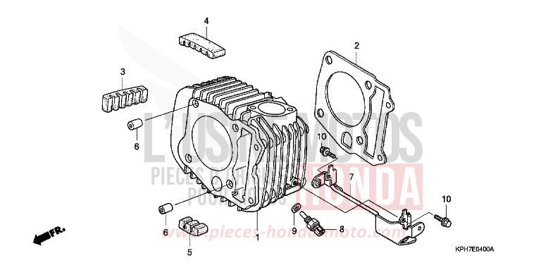 ZYLINDER von Innova ASTEROID BLACK METALLIC (NHA35) von 2006