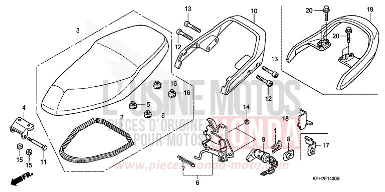 SITZ von Innova MILLENNIUM RED (R263) von 2006