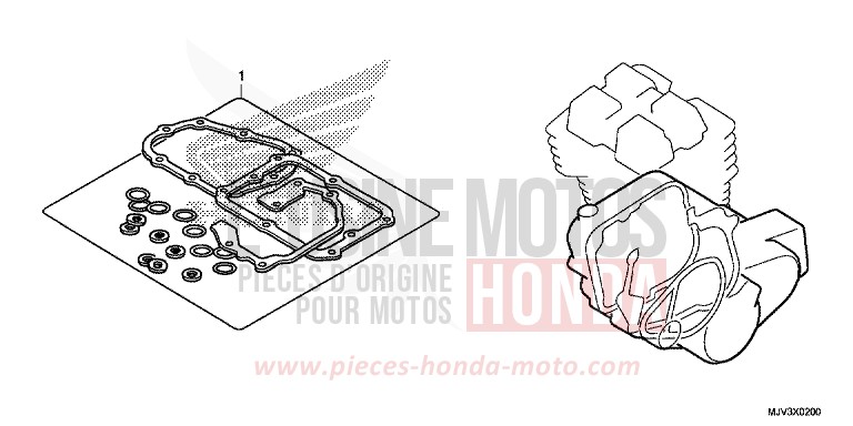 DICHTUNG SATZ B von CBR500R ROSS WHITE (NH196) von 2015