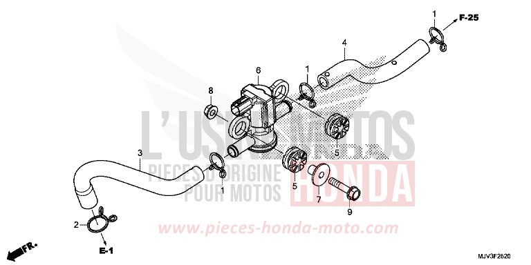 LUFTEINBLASMAGNETVENTIL von CBR500R GRAPHITE BLACK (NHB01) von 2015