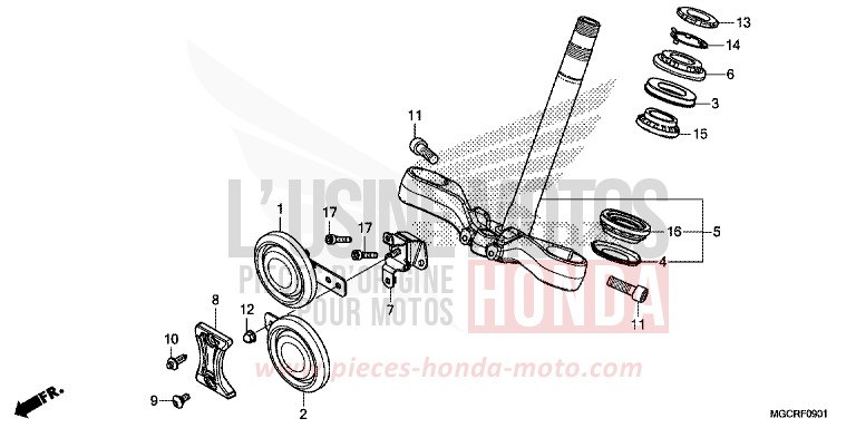 LENKSCHAFT (CB1100CA/CAD/NA/NAD) von CB1100 DEGITAL SILVER METALLIC (NHA30) von 2018