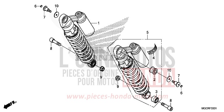 KISSEN, HINTEN (CB1100NA/NAD) von CB1100 DEGITAL SILVER METALLIC (NHA30) von 2018