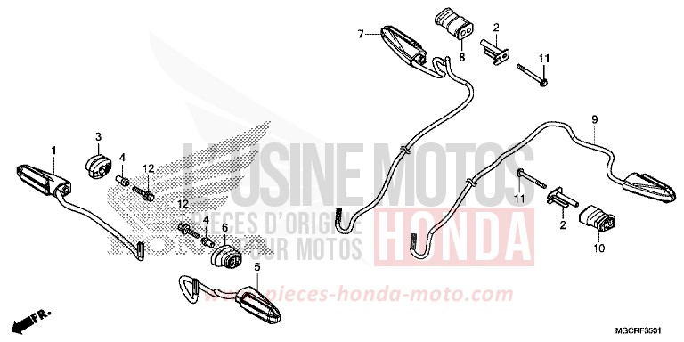 BLINKER (CB1100NA/NAD) von CB1100 DEGITAL SILVER METALLIC (NHA30) von 2018