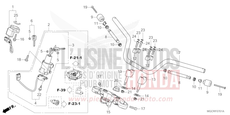 ROHRGRIFF/OBERE BRUECKE (CB1100CA/CAD/NA/NAD) von CB1100 GRAPHITE BLACK (NHB01) von 2018