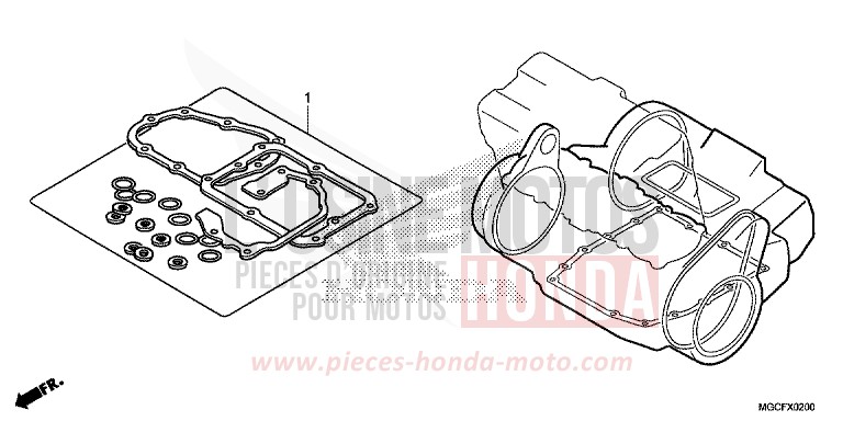 DICHTUNG SATZ B von CB1100 MAT BETA SILVER METALLIC (NHC08) von 2019