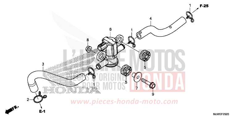 LUFTEINBLASMAGNETVENTIL von CBR500R GRAND PRIX RED (R380) von 2018