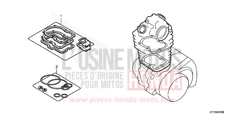DICHTUNG SATZ A von CBR125R NITRIC ORANGE (YR271) von 2012
