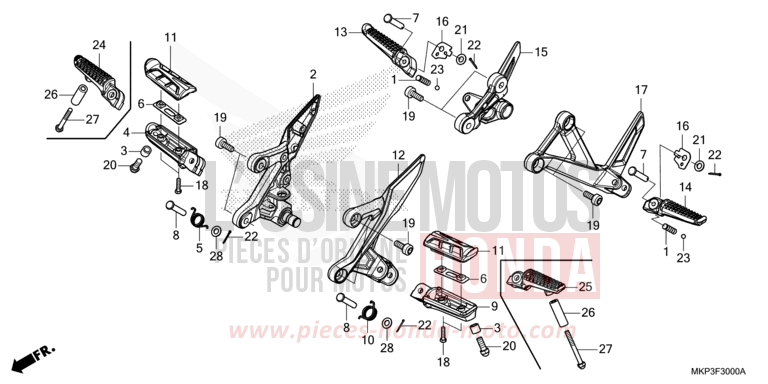 STUFE von CBR500R GRAND PRIX RED (R380) von 2021