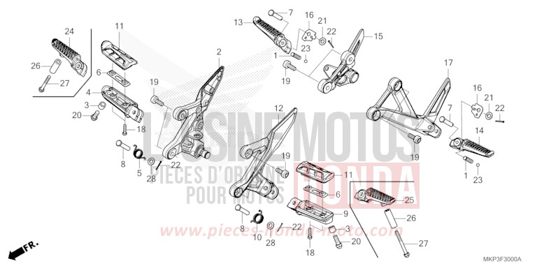 STUFE von CBR500R MAT GUNPOWDER BLACK METALLIC (NH436) von 2022