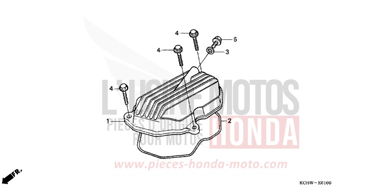 ZYLINDERKOPFDECKEL (1) von CG125 MAGNA RED (R201) von 1998
