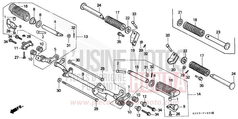 STUFE von CM125C CANDY BOURGOGNE RED-U (R107) von 1982