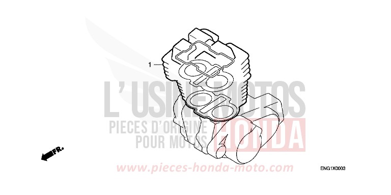 DICHTUNG SATZ A von CM125C PEARL ATLANTIS BLUE (B142) von 1982