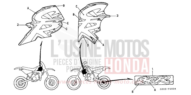 MARKE (CR80RR) von CR80R NEUCLEAR RED (R177) von 1994