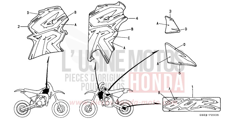 MARKE (CR80RS) von CR80R NEUCLEAR RED (R177) von 1995
