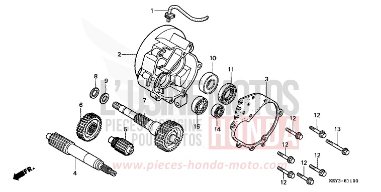 GETRIEBE von Pantheon CYCLON BLUE METALLIC (PB221) von 2001