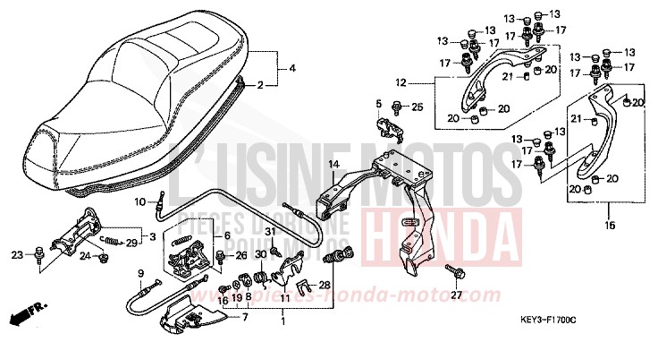 SITZ von Pantheon CYNOS GRAY METALLIC (NH400) von 2001