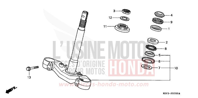 LENKSCHAFT von Pantheon CYCLON BLUE METALLIC (PB221) von 2002