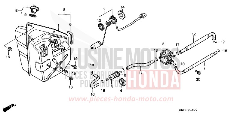 KRAFTSTOFFTANK von Pantheon HEAVY GRAY METALLIC-U (NH194) von 2002
