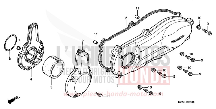 KURBELGEHAEUSEDECKEL, L. von Pantheon TRAD BLUE METALLIC (PB171) von 1998