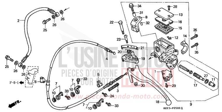 HAUPTBREMSZYLINDER, H. von Pantheon TRAD BLUE METALLIC (PB171) von 1998