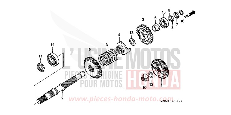 ANTRIEBSWELLE von GL1800 NH215B (NH215B) von 1988