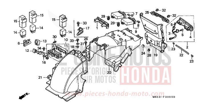 KOTFLUEGEL, HINTEN von GL1800 NH215B (NH215B) von 1988