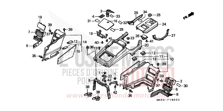 ABSCHIRMUNG von GL1800 NH215B (NH215B) von 1990