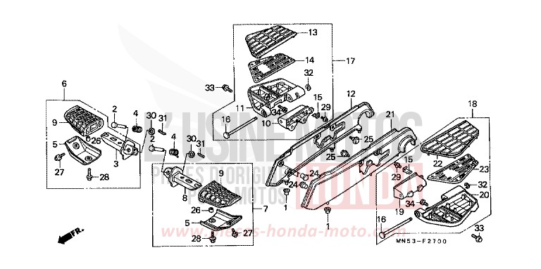STUFE (GL1500J/K/L/AM/AN) von GL1800 PB192D (PB192D) von 1990