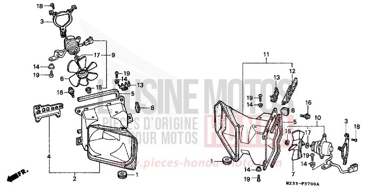 KUEHLGEBLAESE von GL1800 PEARL GLACIER WHITE (NH326D) von 1994