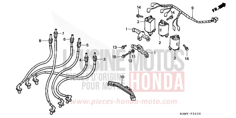 ZUENDSPULE von GL1800 PEARL SAPPHIRE BLACK (NH374) von 1997