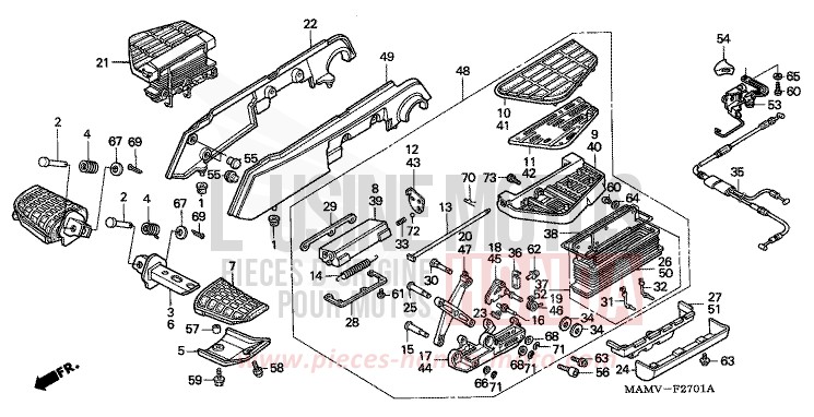 STUFE (GL1500SE) von GL1800 BLACK (NH1E) von 1999