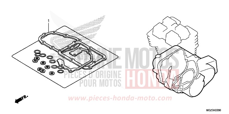 DICHTUNG SATZ B von CBR500R ROSS WHITE (NH196) von 2014