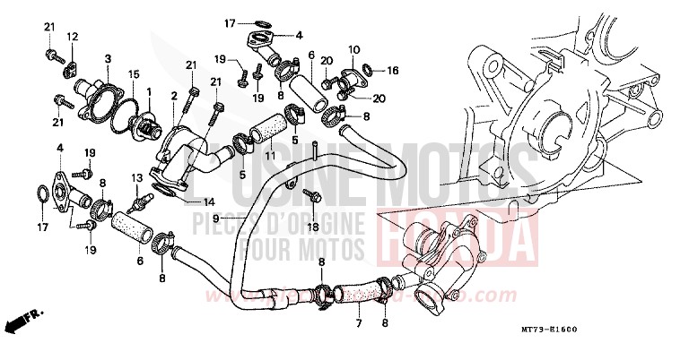 WASSERROHR/THERMOSTAT von NR NR RED (R175) von 1992