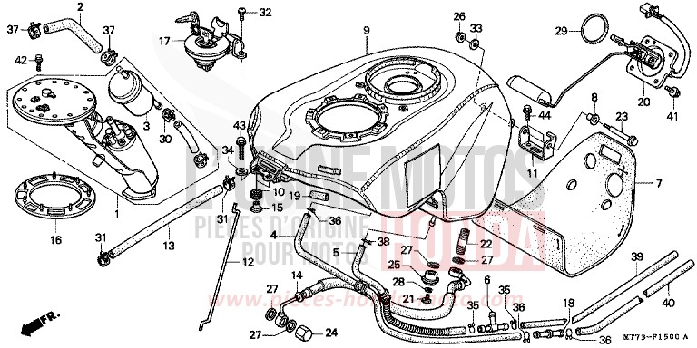 KRAFTSTOFFTANK/KRAFTSTOFFPUMPE von NR NR RED (R175) von 1992