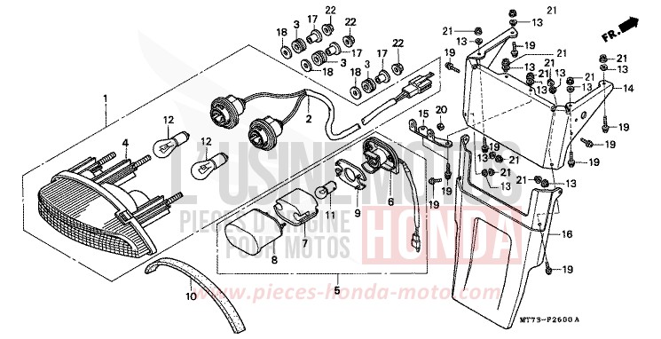 HECKLEUCHTE von NR NR RED (R175) von 1992