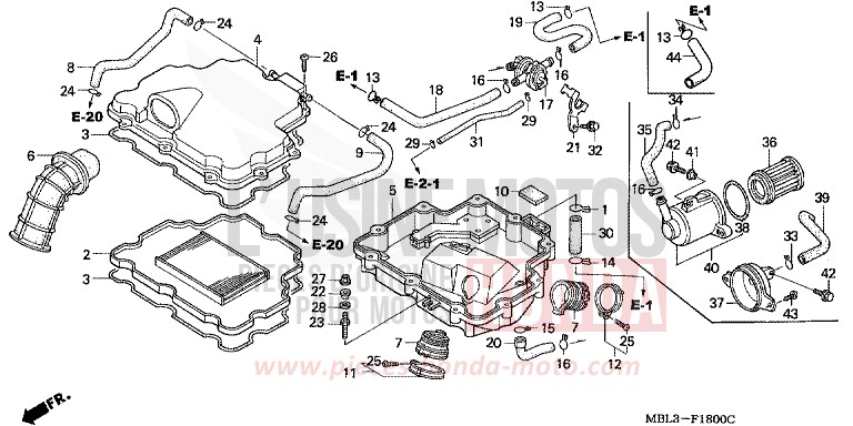 LUFTFILTER von Deauville SHASTA WHITE (NH138) von 2003