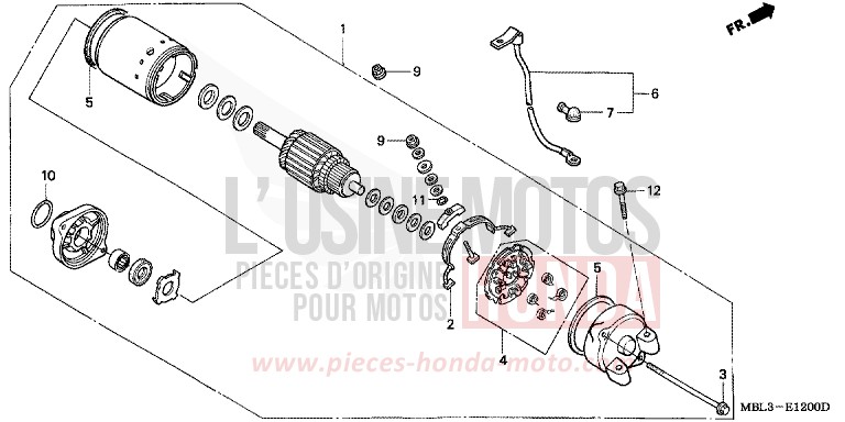 ANLASSER von Deauville SHASTA WHITE (NH138) von 2000