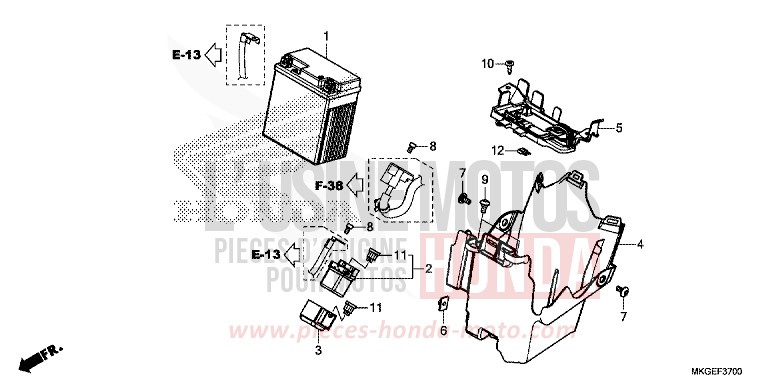 BATTERIE von Rebell MAT AXIS GRAY METALLIC (NH303) von 2022