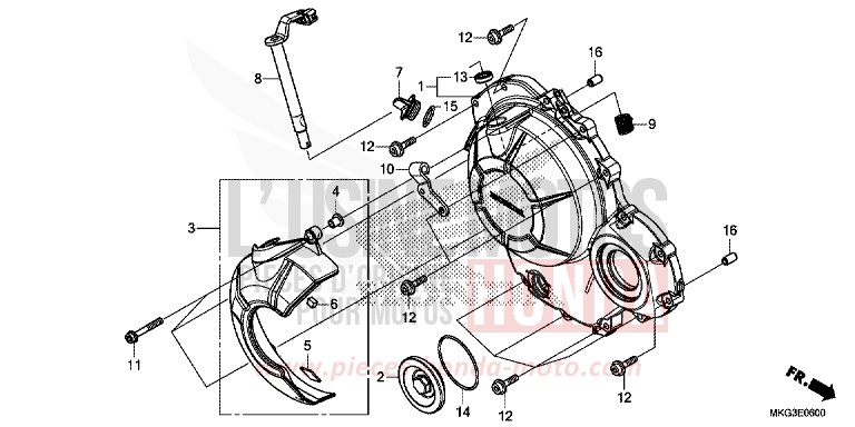 KURBELGEHAEUSEABDECKUNG von Rebell MAT ARMORED SILVER METALLIC (NHB89) von 2017
