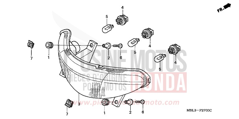 HECKLEUCHTE von Deauville SHIELD SILVER METALLIC (NH480) von 2004