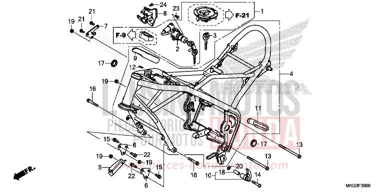 RAHMENKOERPER von Rebell MAT ARMORED SILVER METALLIC (NHB89) von 2017